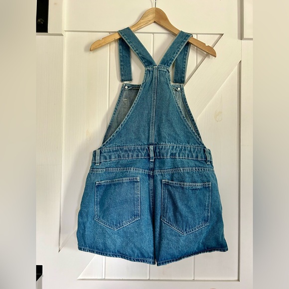 Zara Authentic Jean Short Overalls - Picture 2 of 3